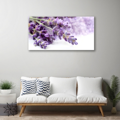 Image sur verre Tableau Fleurs floral violet