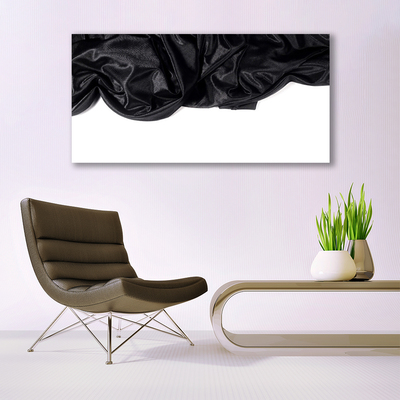 Image sur verre Tableau Cachemire art noir blanc