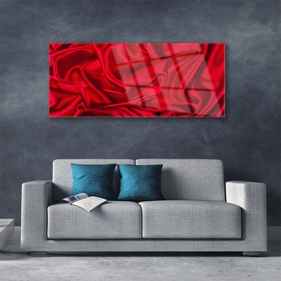 Image sur verre Tableau Cachemire art rouge