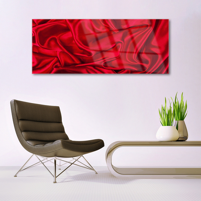 Image sur verre Tableau Cachemire art rouge