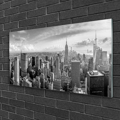 Image sur verre Tableau Ville bâtiments gris