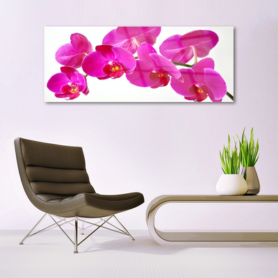 Image sur verre Tableau Fleurs floral rouge