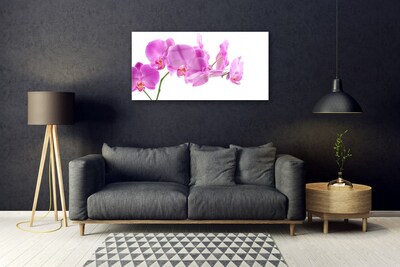 Image sur verre Tableau Fleurs floral rose