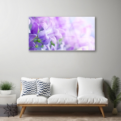 Image sur verre Tableau Fleurs floral rose