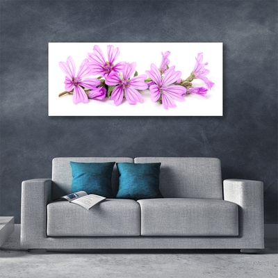 Tableaux sur verre Fleurs floral rose