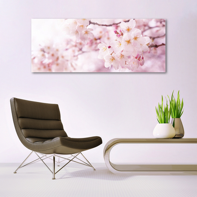 Tableaux sur verre Fleurs floral rose