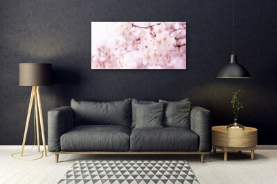 Tableaux sur verre Fleurs floral rose