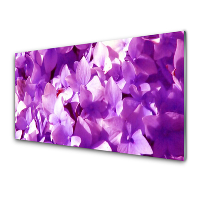 Tableaux sur verre Fleurs floral rose