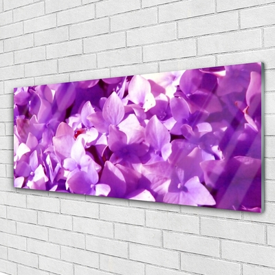 Tableaux sur verre Fleurs floral rose