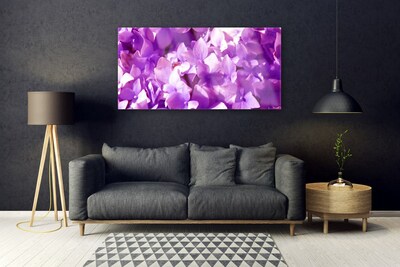 Tableaux sur verre Fleurs floral rose