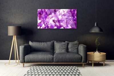 Tableaux sur verre Fleurs floral rose