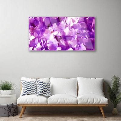 Tableaux sur verre Fleurs floral rose