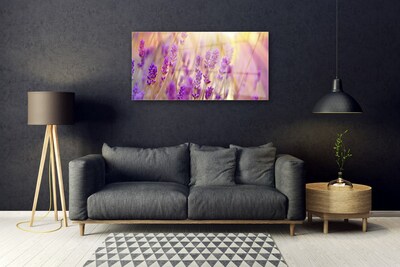 Tableaux sur verre Fleurs floral rose