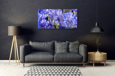 Tableaux sur verre Fleurs floral violet