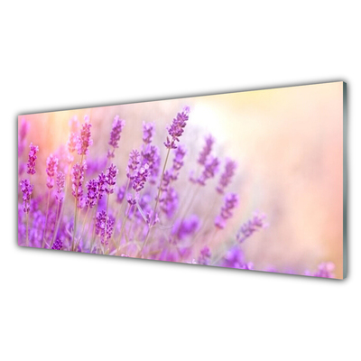 Tableaux sur verre Fleurs floral rose