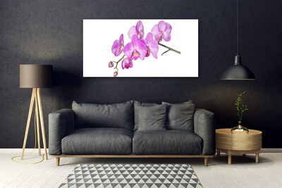 Tableaux sur verre Fleurs floral rose