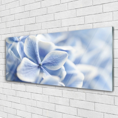 Tableaux sur verre Fleurs floral violet