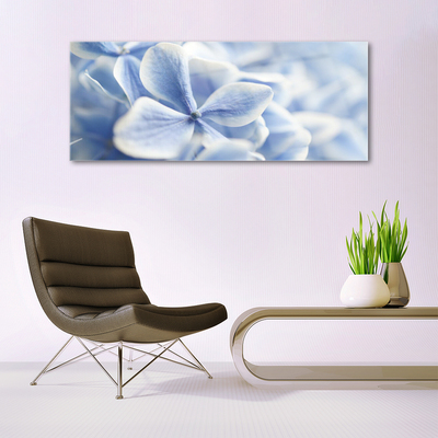 Tableaux sur verre Fleurs floral violet