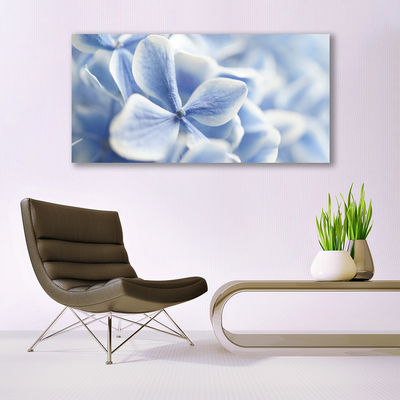 Tableaux sur verre Fleurs floral violet