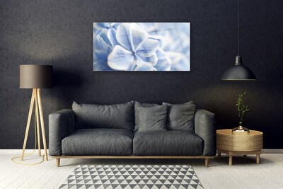 Tableaux sur verre Fleurs floral violet