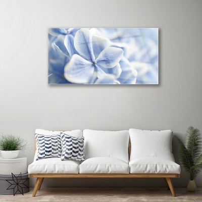 Tableaux sur verre Fleurs floral violet