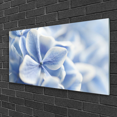 Tableaux sur verre Fleurs floral violet