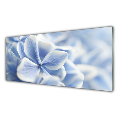 Tableaux sur verre Fleurs floral violet