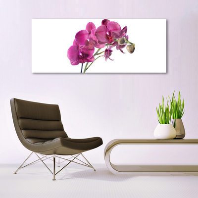 Tableaux sur verre Fleurs floral rouge