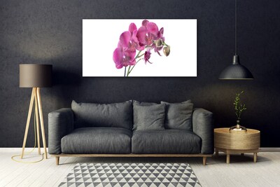 Tableaux sur verre Fleurs floral rouge