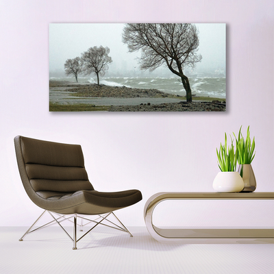 Tableaux sur verre Arbres nature brun