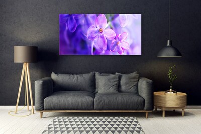 Tableaux sur verre Fleurs floral rose