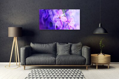 Tableaux sur verre Fleurs floral rose