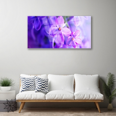 Tableaux sur verre Fleurs floral rose