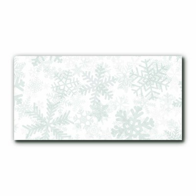 Image sur verre Tableau Hiver Flocons neige