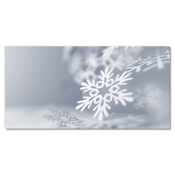 Image sur verre Tableau Décoration de Noël flocon de neige