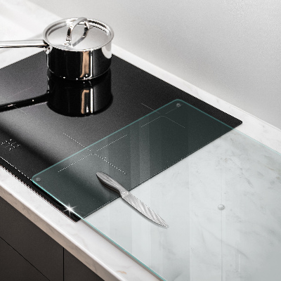 Protection plaque induction en verre transparente