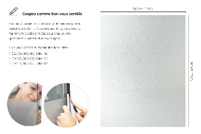 Film occultant pour vitre translucide