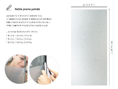 Film occultant pour vitre translucide