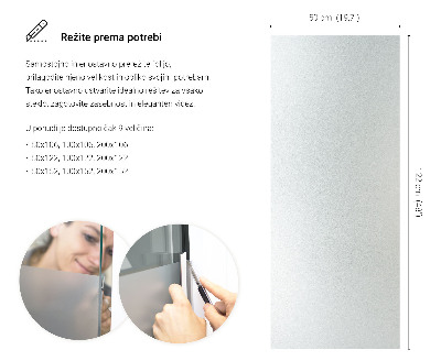 Film occultant pour vitre translucide