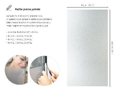 Film occultant pour vitre translucide
