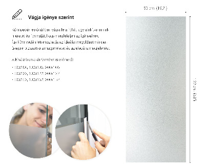 Film occultant pour vitre translucide