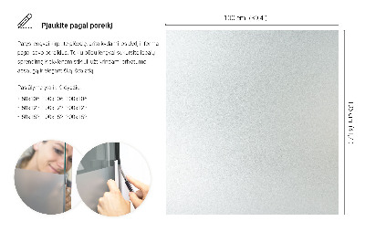 Film occultant pour vitre translucide