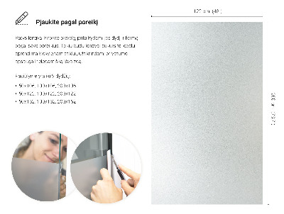 Film occultant pour vitre translucide