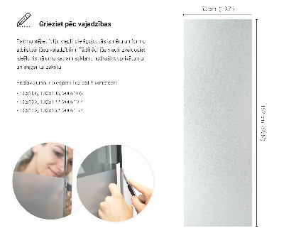 Film occultant pour vitre translucide