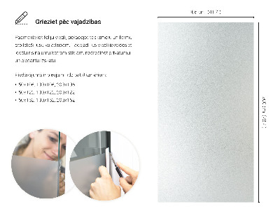 Film occultant pour vitre translucide