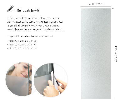 Film occultant pour vitre translucide