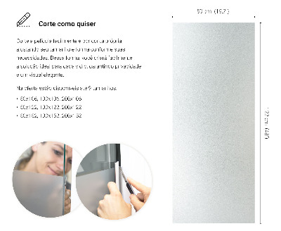 Film occultant pour vitre translucide