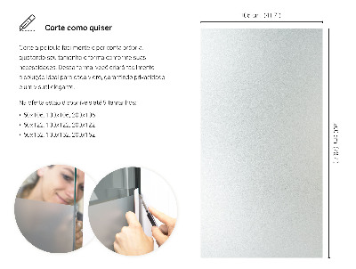 Film occultant pour vitre translucide