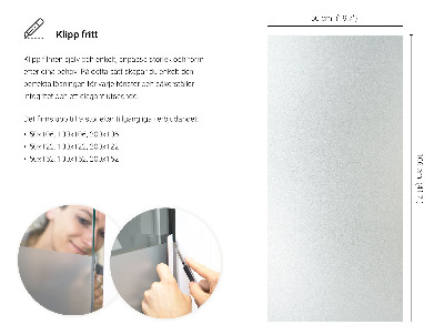 Film occultant pour vitre translucide