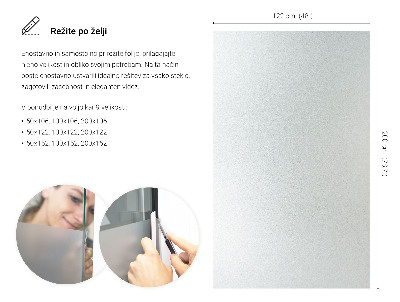 Film occultant pour vitre translucide